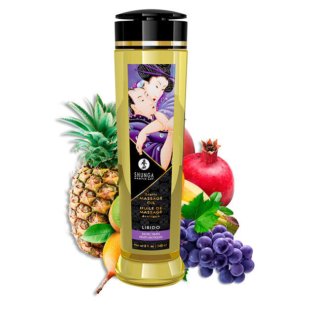 Huile de massage Shunga Oils Libido érotique – 240 ml
