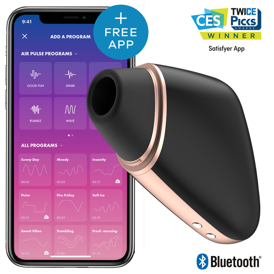 SATISFYER LOVE TRIANGLE ESTIMULADOR Y VIBRADOR - BLANC