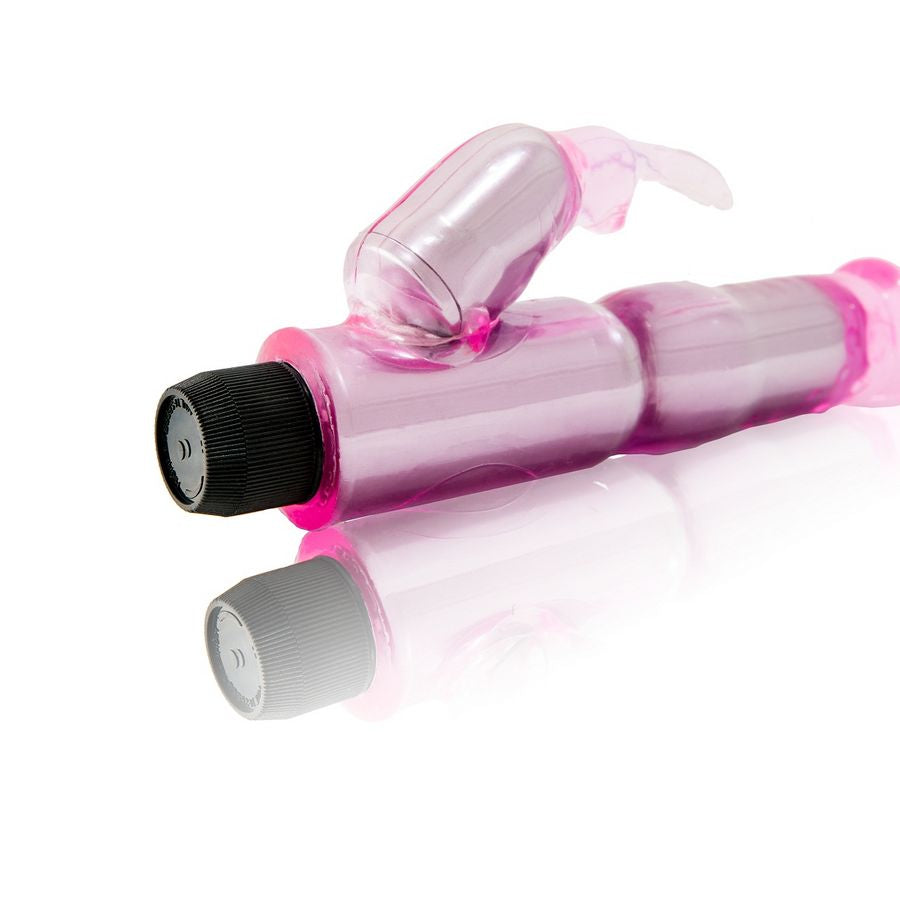 BAILE - VIBRATEUR AVEC STIMULATEUR ROSE RĂGLABLE