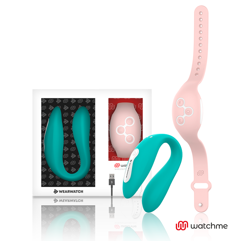 Vibromasseur Connecté Wearwatch Watchme – Double Stimulation Eau de Mer/Rose