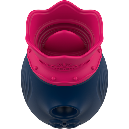 INTENSE - STIMULATEUR CLIT 10 FRÉQUENCES DE LÉCHAGE ET DASPIRATION - BLEU