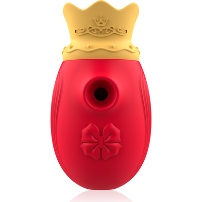 INTENSE - STIMULATEUR CLIT 10 FRÉQUENCES DE LÉCHAGE ET DASPIRATION - ROUGE
