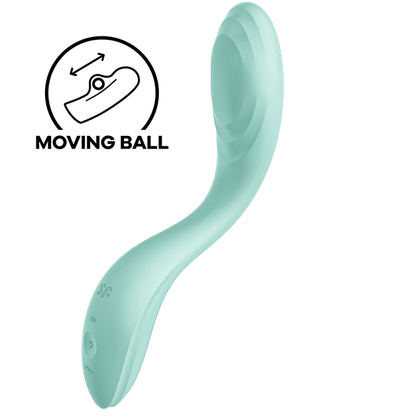 SATISFYER - VIBRATEUR SPOT G RRROLLING PLEASURE BLANC