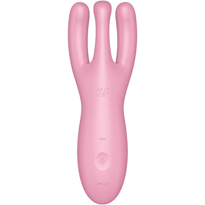 SATISFYER - APPLICATION VIBRATEUR THREESOME 4 BLEU