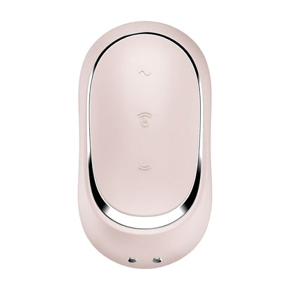 SATISFYER - STIMULATEUR ET VIBRATEUR DOUBLE AIR PULSE PRO TO GO 2 VERT