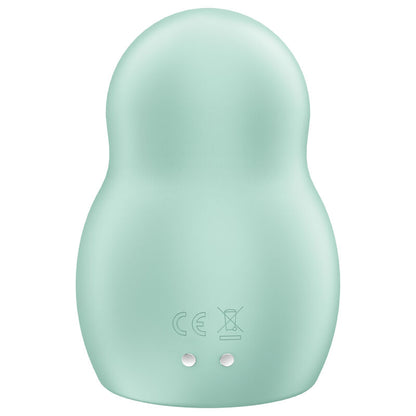 SATISFYER - STIMULATEUR ET VIBRATEUR DOUBLE AIR PULSE PRO TO GO 1 BLEU