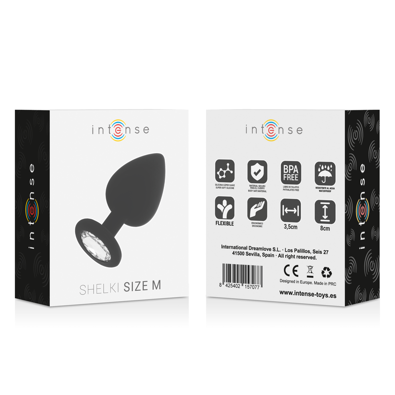 Plug Anal Intense Shelki M – Silicone Noir