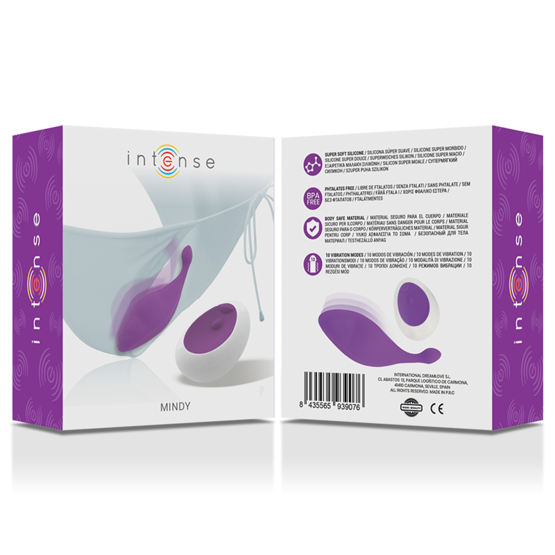 Culotte Vibrante Intense Mindy – Télécommande Violet