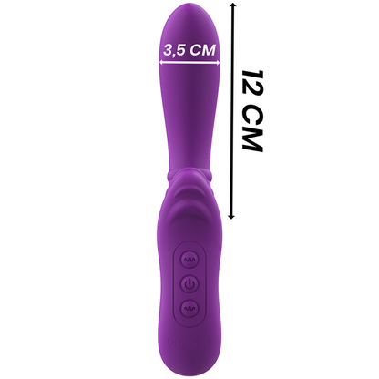 Stimulateur Clitoridien Intense Harry – Vibromasseur Langue Flexible Violet