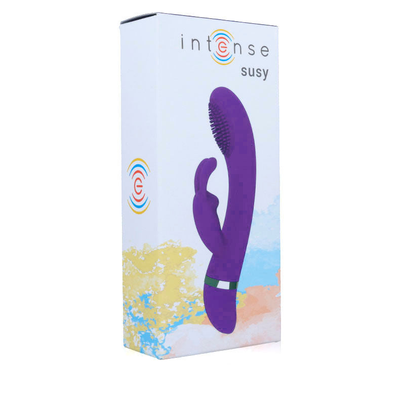 Vibromasseur lapin Intense Fun Susy Oscillant – Lilas