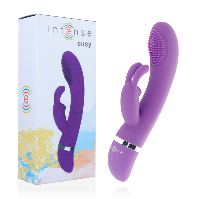 Vibromasseur lapin Intense Fun Susy Oscillant – Lilas