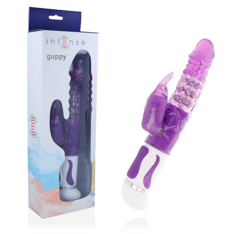 Vibromasseur lapin Intense Fun Guppy Rotateur – Lilas