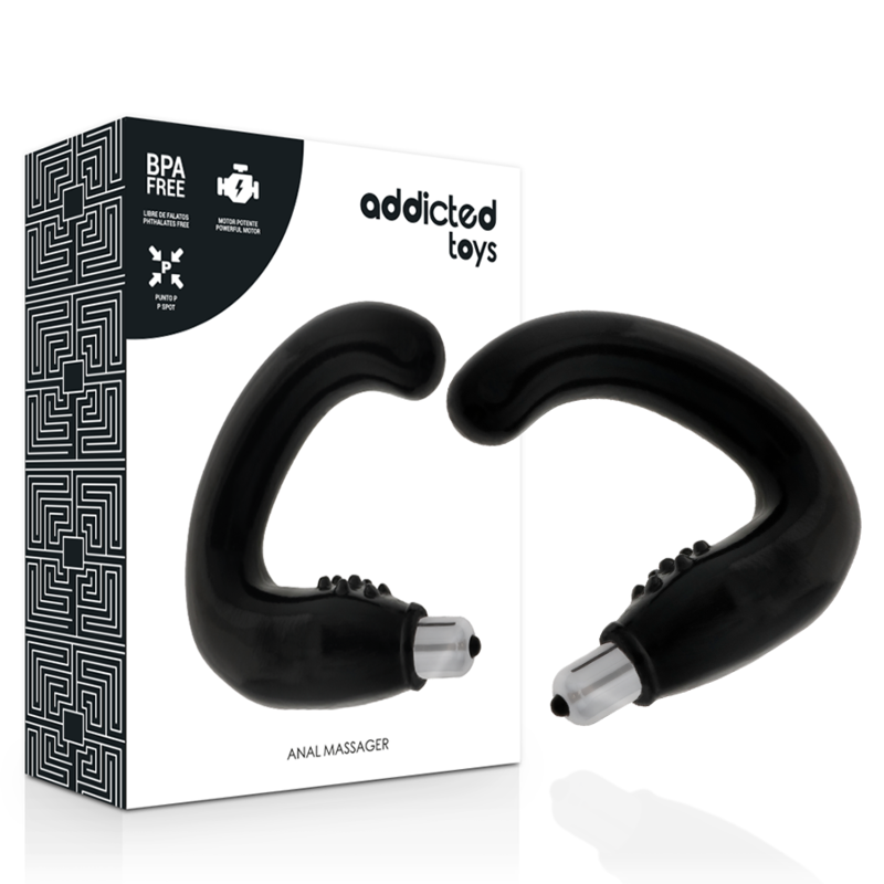 Vibromasseur Anal Addicted Toys – Stimulateur Prostate Noir