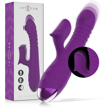 Vibromasseur lapin Intense Fun Iggy Up & Down – Violet