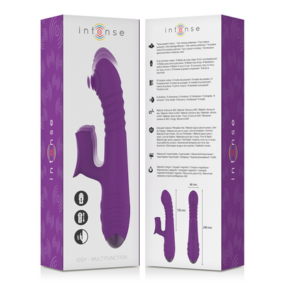Vibromasseur lapin Intense Fun Iggy Up & Down – Violet