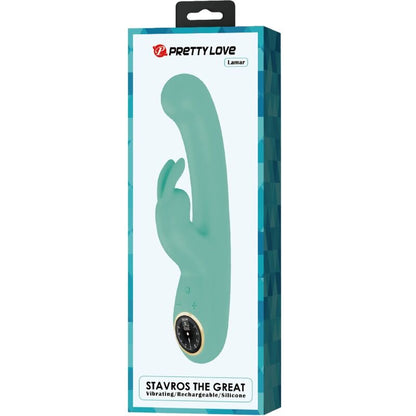 PRETTY LOVE - VIBRATEUR LAMAR LAPIN ET POINT G VERT