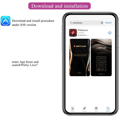 PRETTY LOVE - OEUF VIBRANT RECHARGEABLE CATALINA ROSE APP