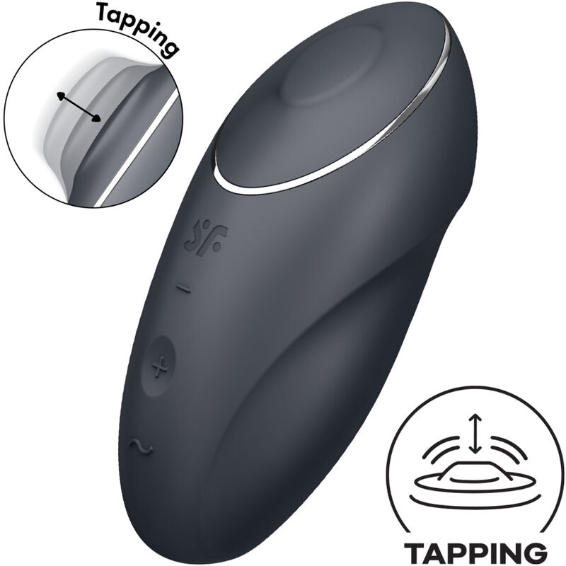 SATISFYER - TAP & CLIMAX 1 VIBRADOR LAY-ON ROUGE