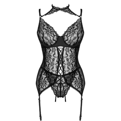 LIVCO CORSETTI FASHION - GIELLANDRA FOR THE SENSES COLLECTION CORSET + PANTY NOIR