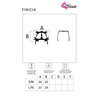 LIVCO CORSETTI FASHION - FINICIA LC90724 LIGUERO NOIR