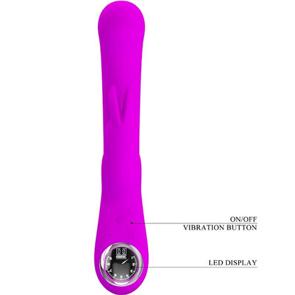 Vibromasseur Lapin Pretty Love Skylar – Stimulateur Violet