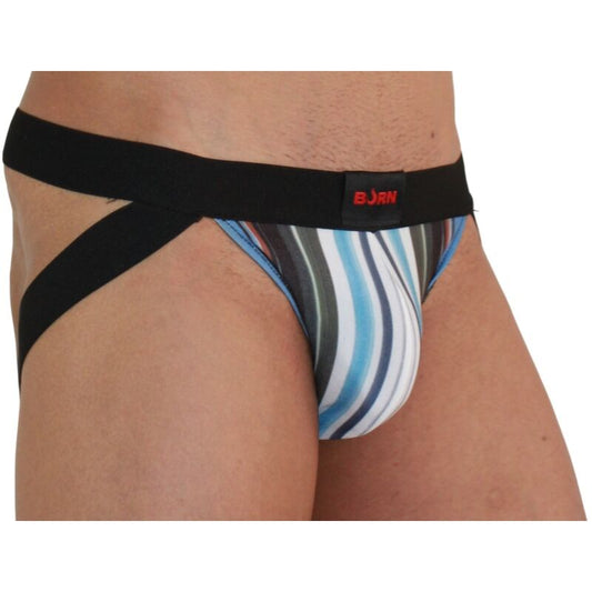 BURN - 009 JOCK MULTICOLOR / NOIR S