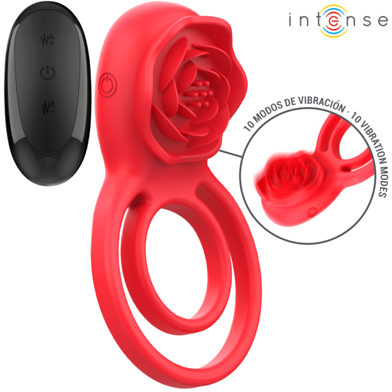 Stimulateur Clitoridien Intense Gail – Rose 10 Vibrations Télécommande