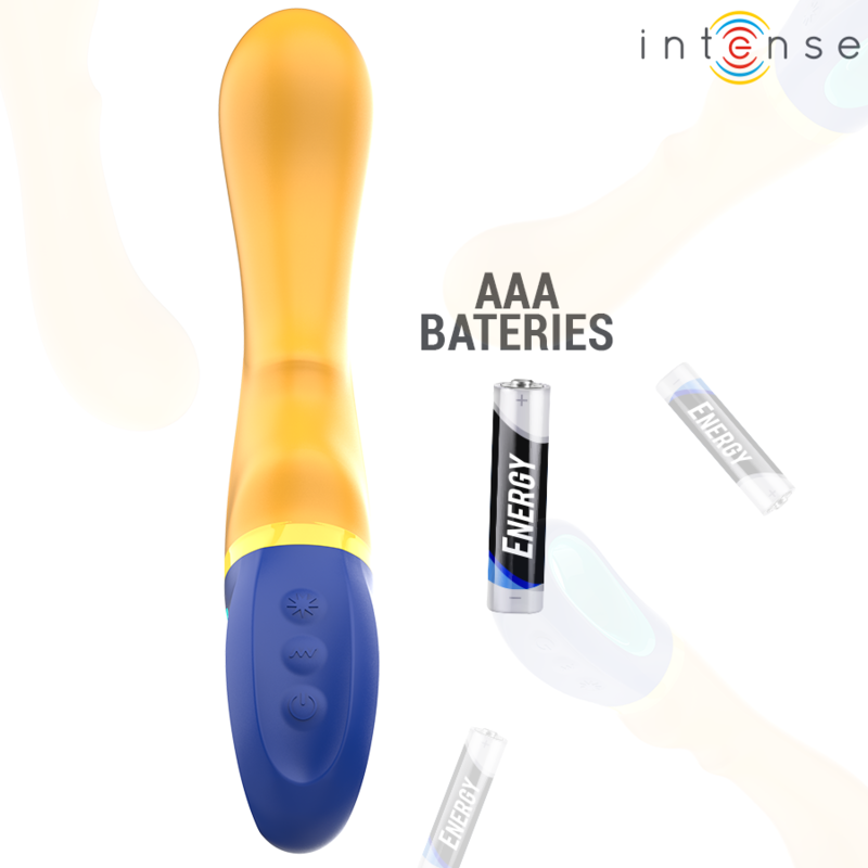 Vibromasseur Point G Intense Shaggy – Jaune Ergonomique