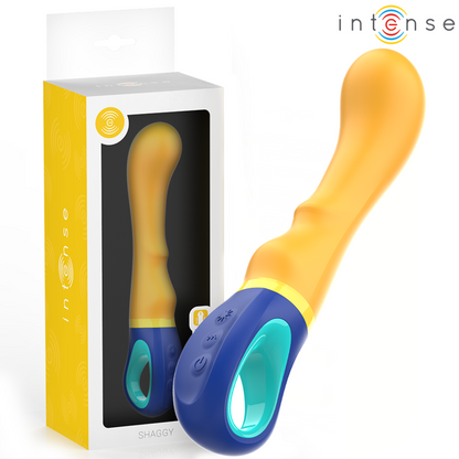 Vibromasseur Point G Intense Shaggy – Jaune Ergonomique