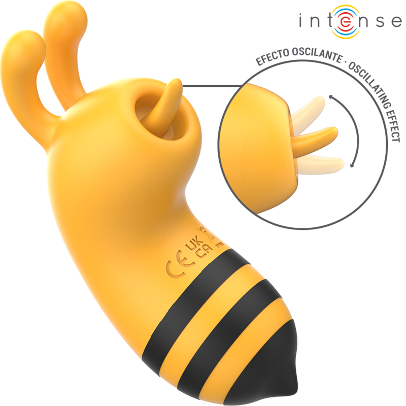 Stimulateur clitoridien Intense Maya Abeille – Jaune et noir
