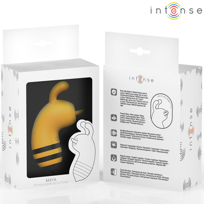 Stimulateur clitoridien Intense Maya Abeille – Jaune et noir