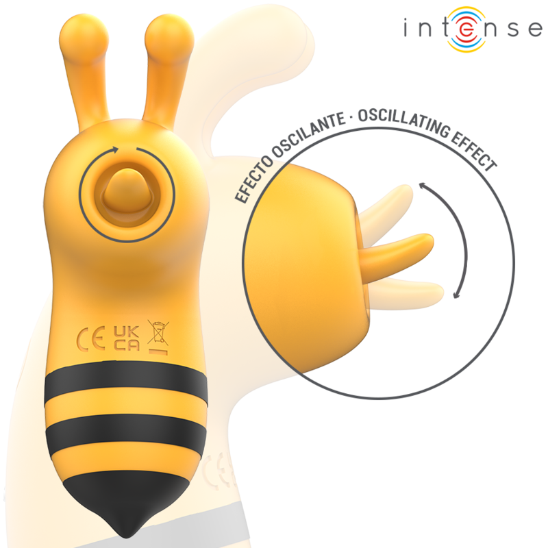 Stimulateur clitoridien Intense Maya Abeille – Jaune et noir