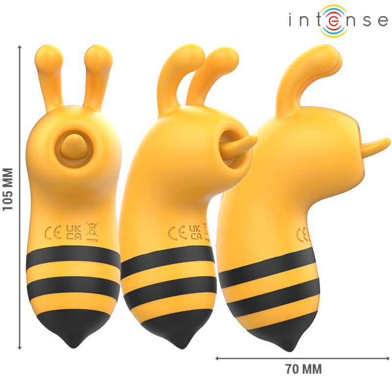 Stimulateur clitoridien Intense Maya Abeille – Jaune et noir