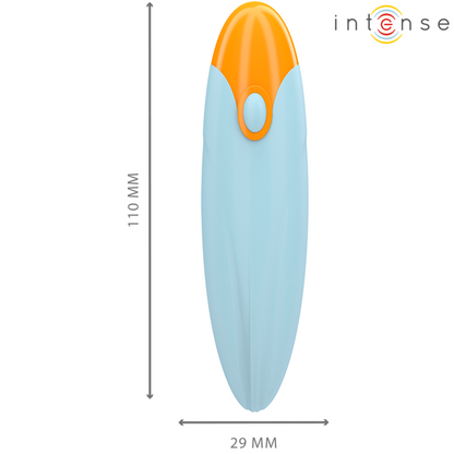 INTENSE - MIKE BULLET VIBRANT 10 VIBRATIONS TÉLÉCOMMANDE BLEUE