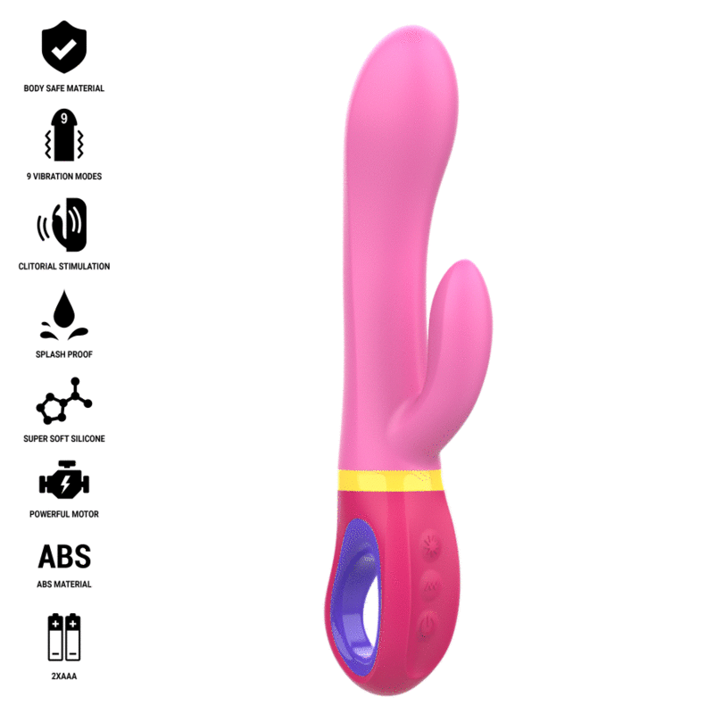 INTENSE - VIBRATEUR LAPIN ROSE DAPHNE