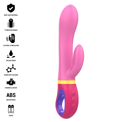INTENSE - VIBRATEUR LAPIN ROSE DAPHNE