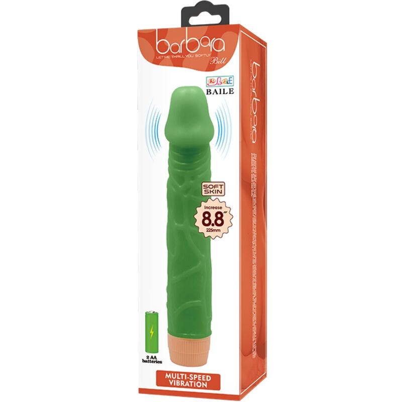 Vibromasseur Réaliste Baile Bill – 22.5cm Vert