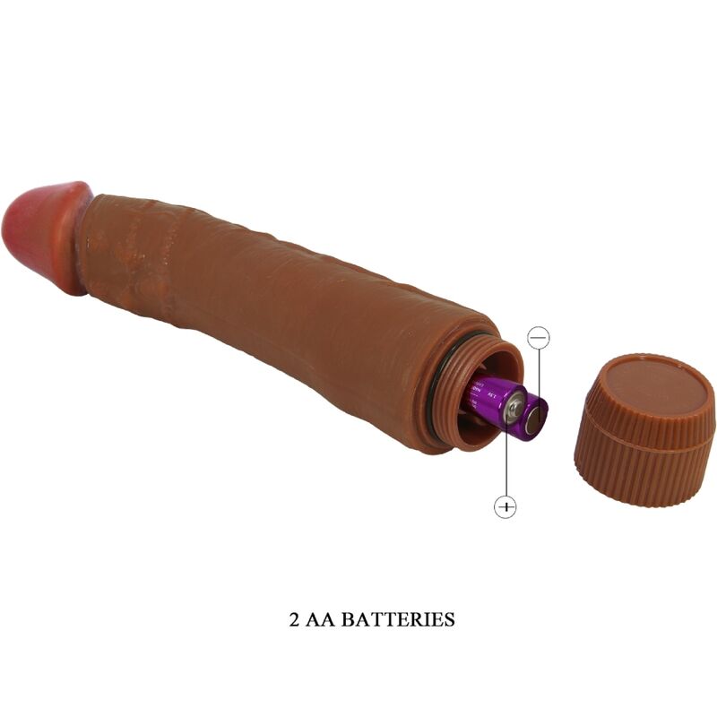 Vibromasseur Réaliste Baile Dybbuk – 24 cm Mulâtre
