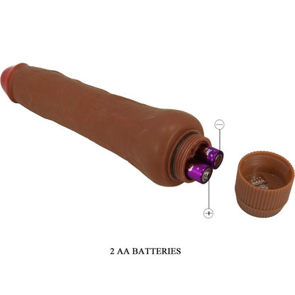 Vibromasseur Réaliste Baile Dryade – 25 cm Mulâtre