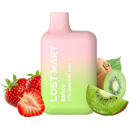LOST MARY - BM600 VAPER NICOTINE 2% JETABLE FRAISE KIWI