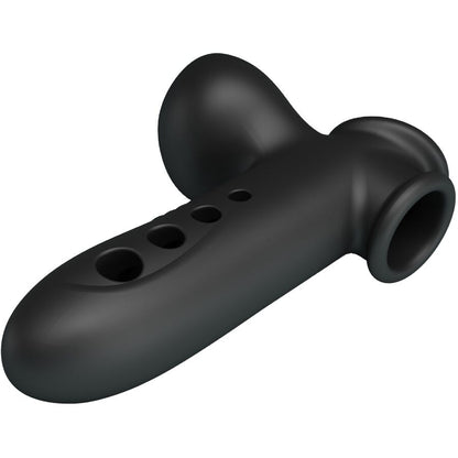 Manchon Pénien Pretty Love Crâne Airbag – Silicone Gonflable Noir