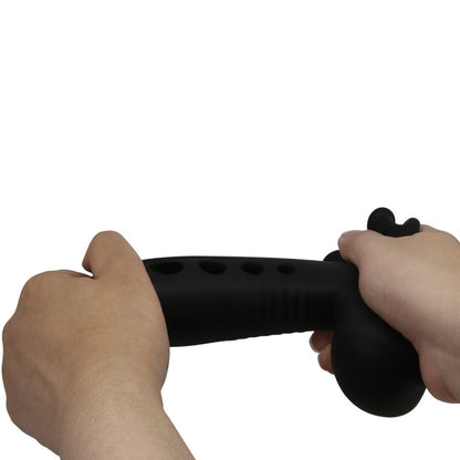 Manchon Pénien Pretty Love Crâne Airbag – Silicone Gonflable Noir