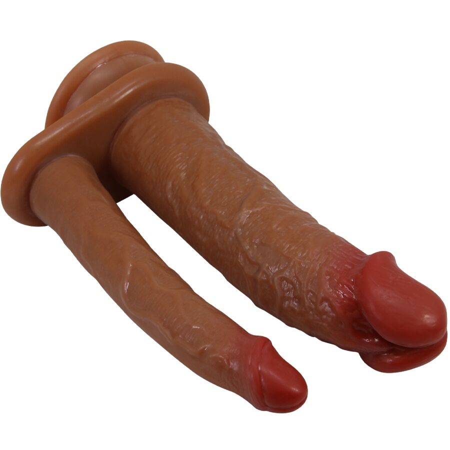 Vibromasseur Réaliste Pretty Love Hulbert – Double Gode Mulatto