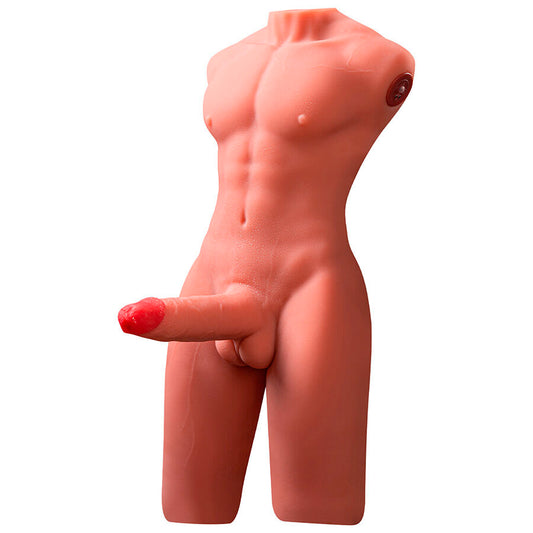 XISE - JASON DEMI-CORPS TORSE MASCULIN RÉALISTE AVEC MOUVEMENTS DE POUSSÉE ET DE VIBRATION 55 CM