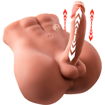 XISE - BERTLETT GODEMICHET ASS GODEMICHET RÉALISTE ET MASTURBATEUR ANUS POSITION DE FACE AVANT AVEC POUSSE 18 CM