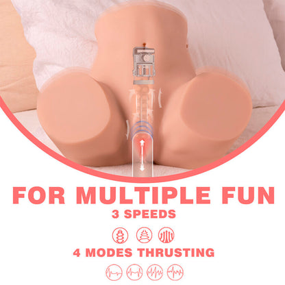 XISE - DANAE MASTURBATEUR VAGINAL RÉALISTE À VIBRATION MULTI-POSITIONS