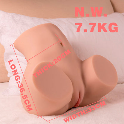 XISE - DANAE MASTURBATEUR VAGINAL RÉALISTE À VIBRATION MULTI-POSITIONS