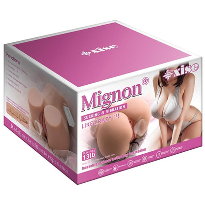 XISE - MIGNON MASTURBATEUR VAGIN RÉALISTE À SUCCION AVEC VIBRATION ET SUCCION ET TÉLÉCOMMANDE 6 KG