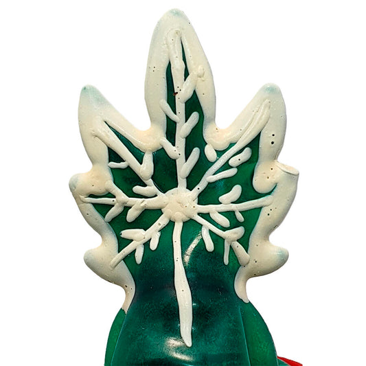 CONDOMERIE - PRÉSERVATIFS FANTAISIE PEINTS À LA MAIN CANNABIS MODÈLE 2