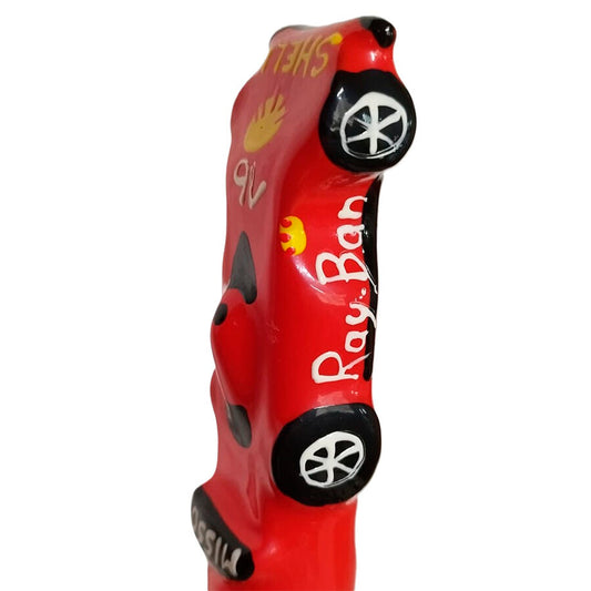 CONDOMERIE - PRÉSERVATIFS FANTAISIE PEINTS À LA MAIN F1 FERRARI XL